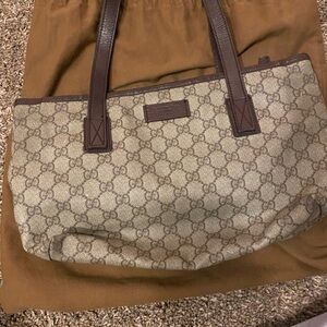 Authentic Gucci purse with Gucci Diamante print.